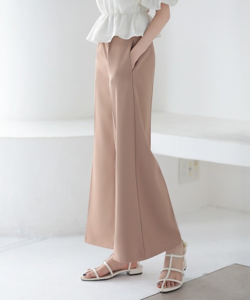 セール】セミワイドタックパンツ（その他パンツ）｜MERAKI