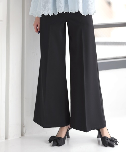 MERAKI(メラキ)の「セミワイドタックパンツ(その他パンツ・レディース・ベージュ/ブラック/ライトグレー/アイボリー・S/M)」の15枚目の写真