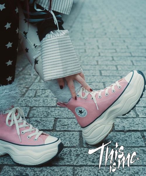 セール】CONVERSE/コンバース レディース スニーカー 厚底 パステル