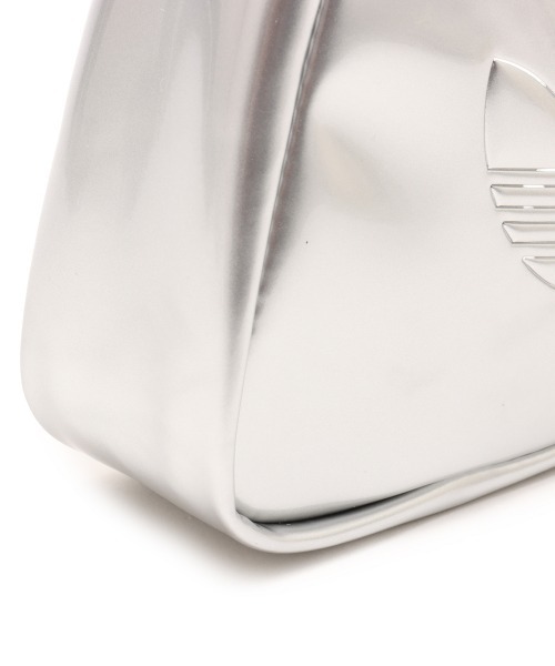 [adidas] ミニ エアール ハンドバッグ adidas MINI AIRLINER BAG シルバーメタリック（アディダス ミニ