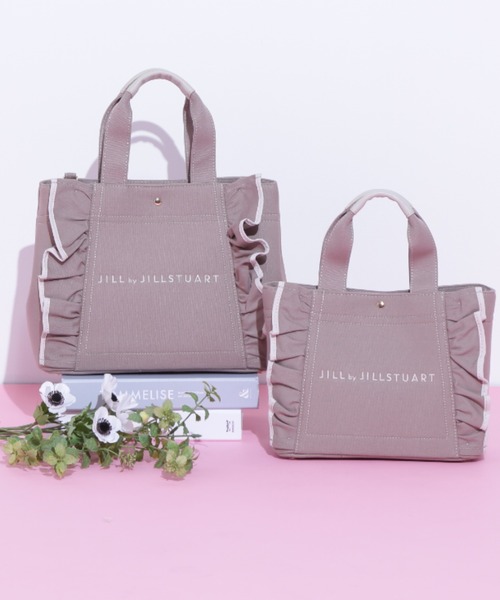 JILL by JILL STUART（ジルバイジルスチュアート）の「フリルトート大（トートバッグ・レディース・ブラック/ホワイト/モカ・FREE）」の17枚目の写真