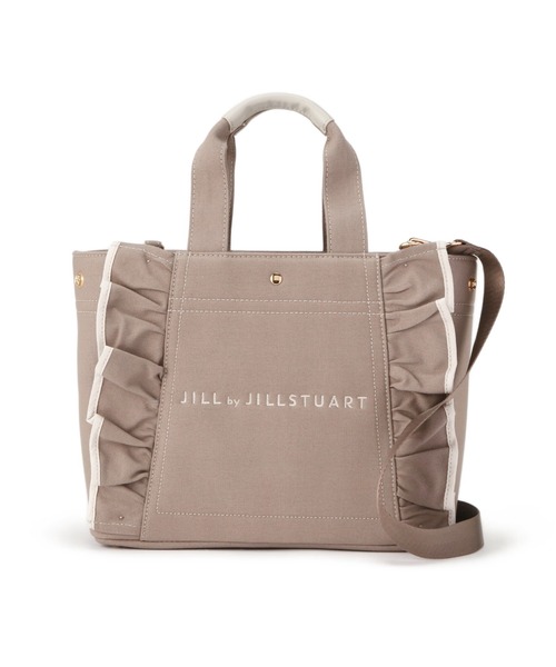 JILL by JILL STUART（ジルバイジルスチュアート）の「フリルトート大（トートバッグ・レディース・ブラック/ホワイト/モカ・FREE）」の21枚目の写真