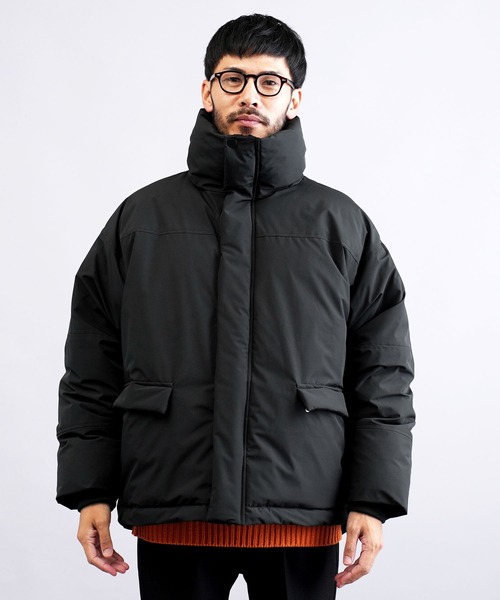 jiggys shop(ジギーズショップ)の「ポリタスランファイバーハーフジップ中綿ジャケット(ダウンジャケット/コート・メンズ・グレー系その他/ブラック/チャコールグレー・LARGE/MEDIUM/X-LARGE)」の12枚目の写真