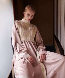 THE MILES（ザ マイルズ）の「THEODORIC.dy Jacquard Vest Set One-piece ジャガードベストセットワンピース（ワンピース）」