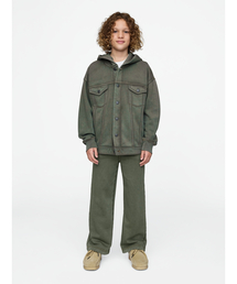 GAP（ギャップ）の「フード付き アイコン スウェット デニム