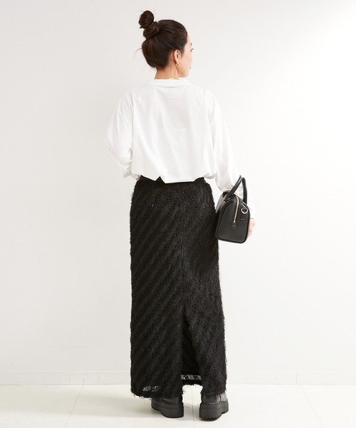 B.C STOCK（ベーセーストック）の「MCL/エムシーエル 別注 フォトプリントロンT（Tシャツ/カットソー・レディース・ホワイト×ホワイト/ホワイト系その他/ホワイト・FREE）」の14枚目の写真