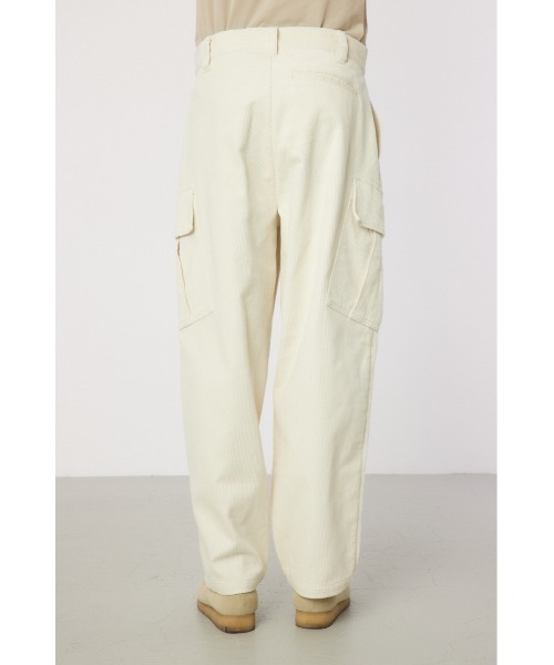 ★stone コーデュロイカーゴパンツ ベージュホワイト 28★ コーデュロイ カーゴパンツ（カーゴパンツ）｜RODEO CROWNS WIDE