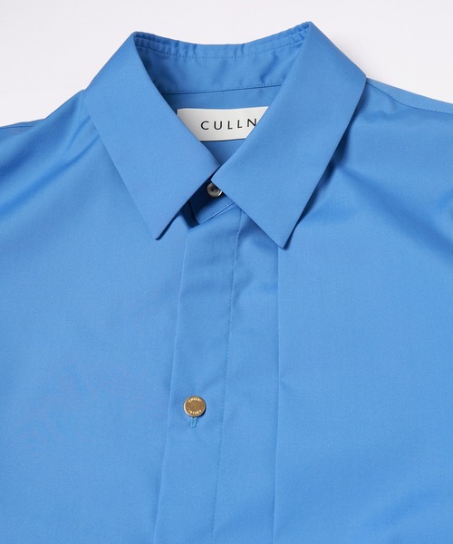 CULLNI ブルー 長袖シャツ CULLNI ONLINE STORE / High Count Broad Bow Tie Shirt