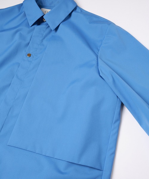 CULLNI ブルー 長袖シャツ CULLNI｜クルニのシャツ/ブラウス（ブルー・ネイビー/青色系