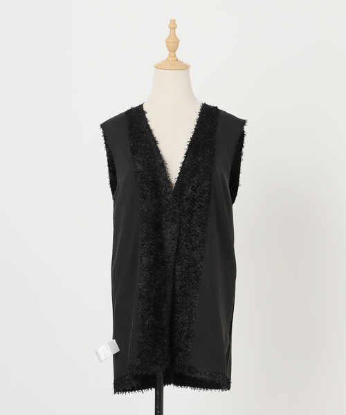 B.C STOCK カットジャカードジレ B.C STOCK ベスト カットジャカードジレ レディース : ZOZOTOWN