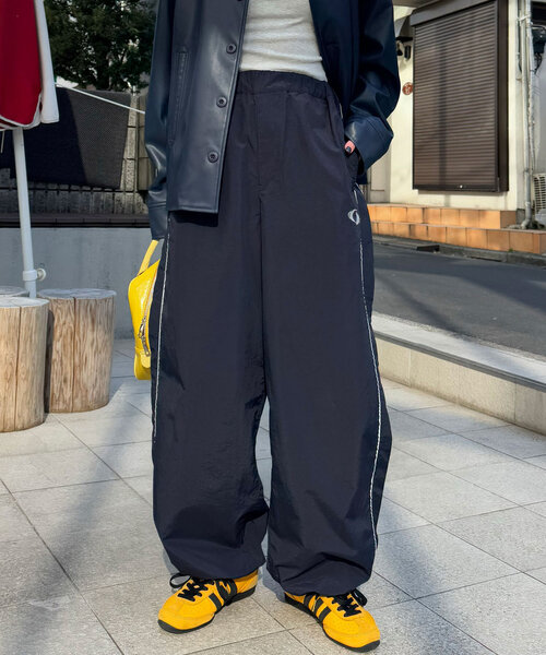 a2o】パイピングバギーナイロンパンツ あおばくん a2o パイピング
