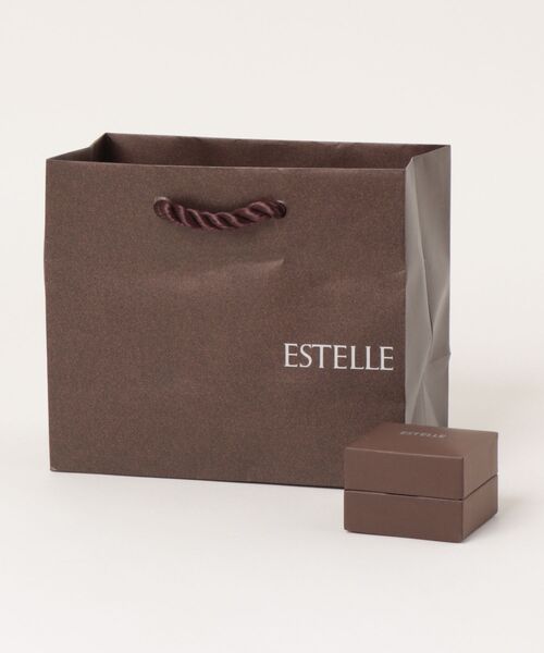 ESTELLE(エステール)の「K10 ピンクゴールド/プラチナ キュービックジルコニア ピアス ESTELLE/エステール(ピアス(両耳用)・レディース・ピンクゴールド・-)」の9枚目の写真