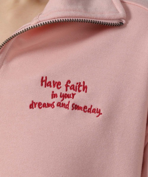 LAKOLE（ラコレ）の「レターロゴハーフZIPプルオーバー / 291834（スウェット・レディース・ピンク/グリーン/オートミール/ネイビー・FREE）」の17枚目の写真