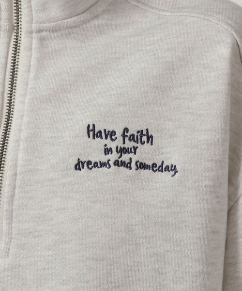 LAKOLE（ラコレ）の「レターロゴハーフZIPプルオーバー / 291834（スウェット・レディース・ピンク/グリーン/オートミール/ネイビー・FREE）」の15枚目の写真