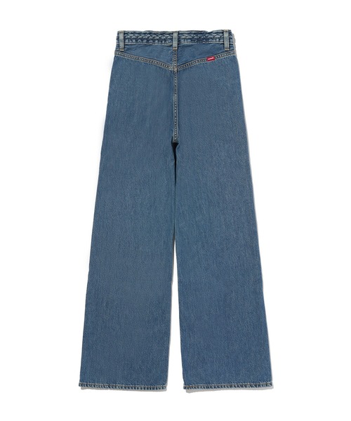 Levi's(リーバイス)の「Levi's/リーバイス RIBCAGE ジーンズ ダークインディゴ(デニムパンツ・レディース・ダークインディゴブルー・28inch/27inch/26inch/25inch/24inch/23inch)」の3枚目の写真