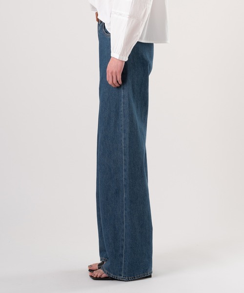 Levi's(リーバイス)の「Levi's/リーバイス RIBCAGE ジーンズ ダークインディゴ(デニムパンツ・レディース・ダークインディゴブルー・28inch/27inch/26inch/25inch/24inch/23inch)」の13枚目の写真