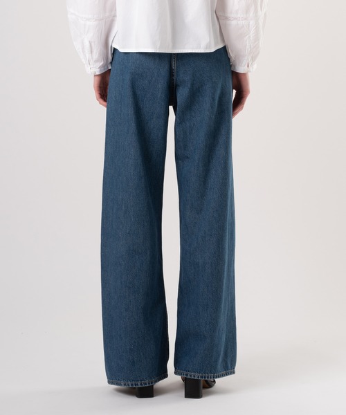 Levi's(リーバイス)の「Levi's/リーバイス RIBCAGE ジーンズ ダークインディゴ(デニムパンツ・レディース・ダークインディゴブルー・28inch/27inch/26inch/25inch/24inch/23inch)」の14枚目の写真