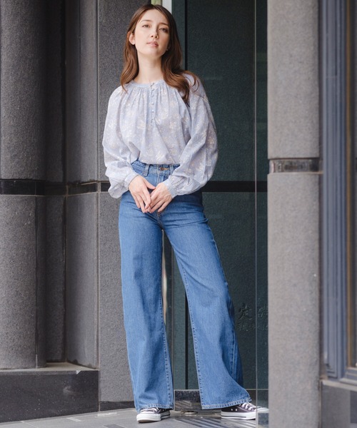 Levi's(リーバイス)の「Levi's/リーバイス RIBCAGE ジーンズ ダークインディゴ(デニムパンツ・レディース・ダークインディゴブルー・28inch/27inch/26inch/25inch/24inch/23inch)」の18枚目の写真
