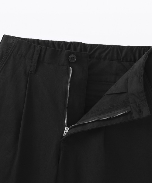 無印良品（ムジルシリョウヒン）の「婦人　ムラ糸　チノタックワイドパンツ（その他パンツ・レディース・ダークグレー/ダークベージュ/ブラック/アイボリー・S/M/L/XL）」の18枚目の写真