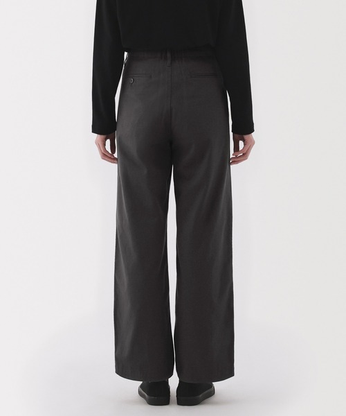 婦人 ムラ糸 チノタックワイドパンツ（その他パンツ）｜無印良品