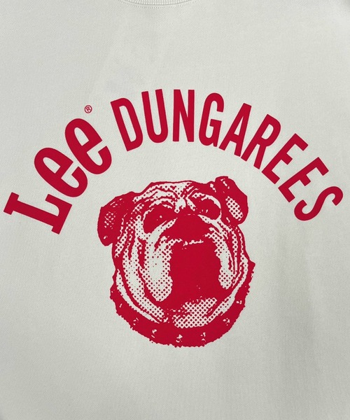 Lee（リー）の「Lee/リー ブルドッグプリントスウェット 親子リンク可能（スウェット・メンズ・チャコール/オフホワイト/グレー・MEDIUM/LARGE/SMALL/X-LARGE）」の16枚目の写真