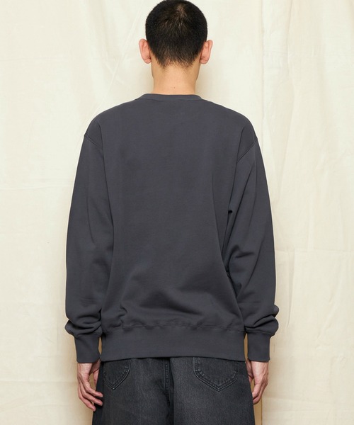 Lee（リー）の「Lee/リー ブルドッグプリントスウェット 親子リンク可能（スウェット・メンズ・チャコール/オフホワイト/グレー・MEDIUM/LARGE/SMALL/X-LARGE）」の9枚目の写真