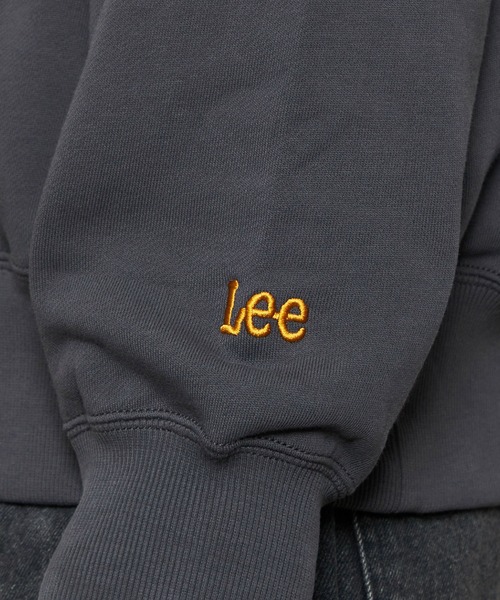 Lee（リー）の「Lee/リー ブルドッグプリントスウェット 親子リンク可能（スウェット・メンズ・チャコール/オフホワイト/グレー・MEDIUM/LARGE/SMALL/X-LARGE）」の11枚目の写真