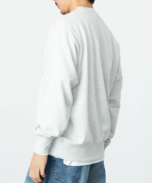 Lee（リー）の「Lee/リー ブルドッグプリントスウェット 親子リンク可能（スウェット・メンズ・チャコール/オフホワイト/グレー・MEDIUM/LARGE/SMALL/X-LARGE）」の20枚目の写真