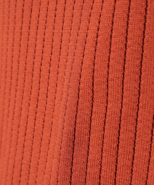 crepuscule（クレプスキュール）の「crepuscule / Stripe Mesh Vest（ベスト・メンズ・オレンジ/ブラック・M/L/XL）」の12枚目の写真