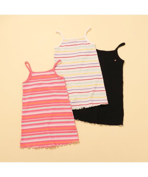 BREEZE(ブリーズ)の「【リンク/ジュニア対応】メロウリブワンピース(ワンピース・キッズ・ブラック/レインボー/ピンク・120/80/130/140/90/100/110)」の8枚目の写真