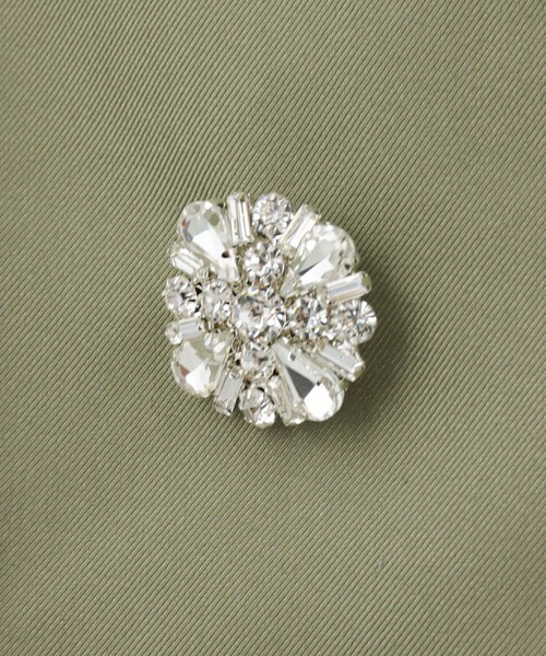 新品 タグ付き ¥74,800 ルルウィルビー シャンブレーギャバミドルコート セール】【LOULOU WILLOUGHBY】シャンブレーギャバミドルコート