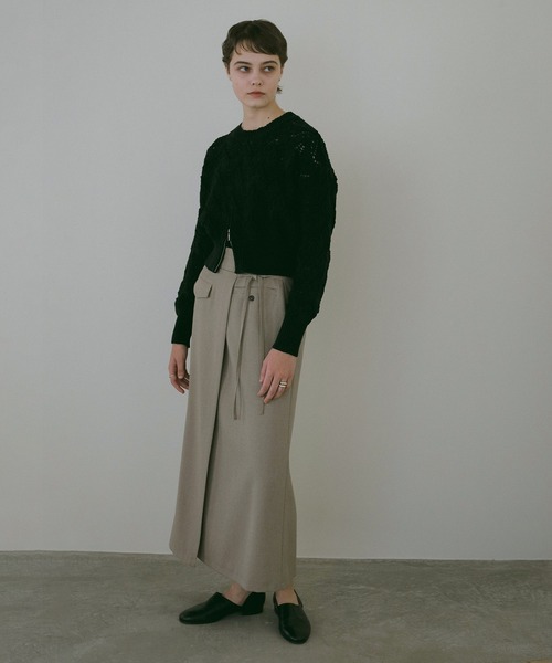 MANOF マノフ サイドラインスカート MANOF/マノフ/SIDE LINE SKIRT | L.H.P（エルエイチピー