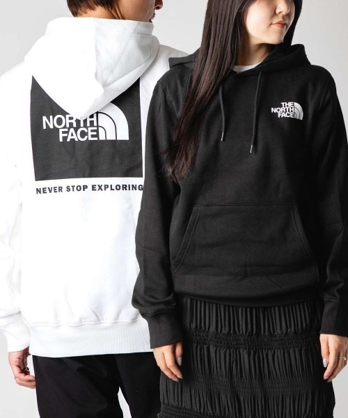 THE NORTH FACE(ザノースフェイス)の「THE NORTH FACE Box NSE Pullover Hoodie ノースフェイス ボックスロゴ プルオーバー フーディー パーカー(パーカー・メンズ・ブラック/ホワイト・SMALL/MEDIUM/LARGE)」の3枚目の写真