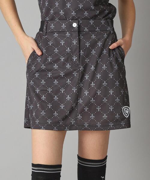 adabat（アダバット）の「【新レーベル ADABAT NAVY】吸水速乾 フルールドリスストレッチスカート（スカート・レディース・ブラック系・42/40/38）」の2枚目の写真