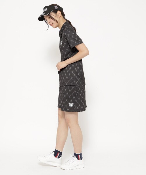 adabat（アダバット）の「【新レーベル ADABAT NAVY】吸水速乾 フルールドリスストレッチスカート（スカート・レディース・ブラック系・42/40/38）」の11枚目の写真