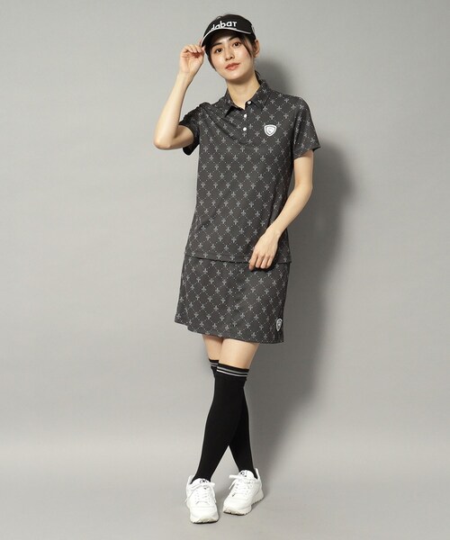 adabat（アダバット）の「【新レーベル ADABAT NAVY】吸水速乾 フルールドリスストレッチスカート（スカート・レディース・ブラック系・42/40/38）」の13枚目の写真