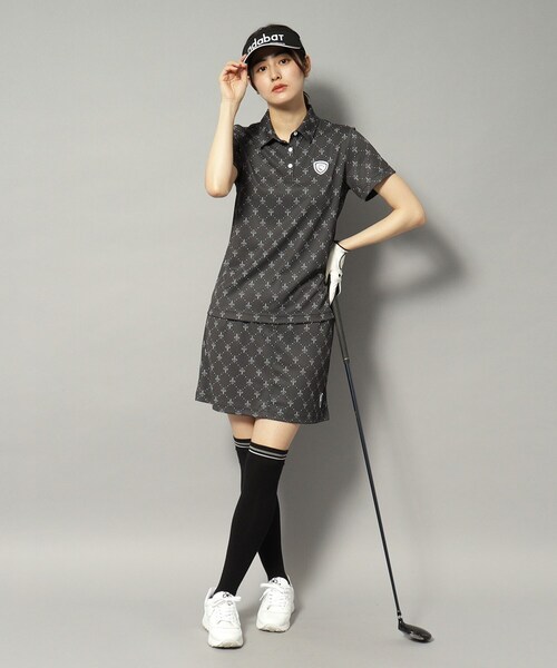 adabat（アダバット）の「【新レーベル ADABAT NAVY】吸水速乾 フルールドリスストレッチスカート（スカート・レディース・ブラック系・42/40/38）」の14枚目の写真