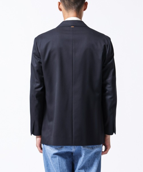 NANO universe(ナノユニバース)の「「ASSEMBLANC」VIST Gabardine オーバージャケット(テーラードジャケット・メンズ・ブラック/チャコール・L/M)」の22枚目の写真