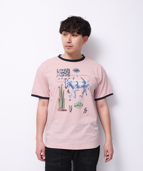 Common Noun(コモン ナウン)の「“HORSE” Yumi Matsushita 半袖T(Tシャツ/カットソー・レディース・杢グレー/ブラック/イエロー/ピンク/ホワイト・L/M)」の5枚目の写真