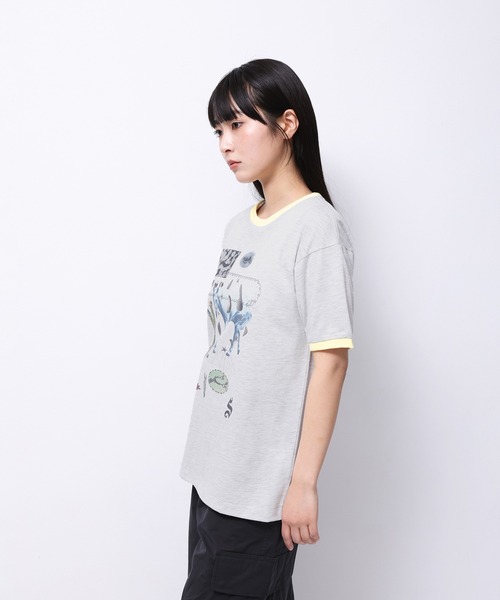 Common Noun(コモン ナウン)の「“HORSE” Yumi Matsushita 半袖T(Tシャツ/カットソー・レディース・杢グレー/ブラック/イエロー/ピンク/ホワイト・L/M)」の22枚目の写真