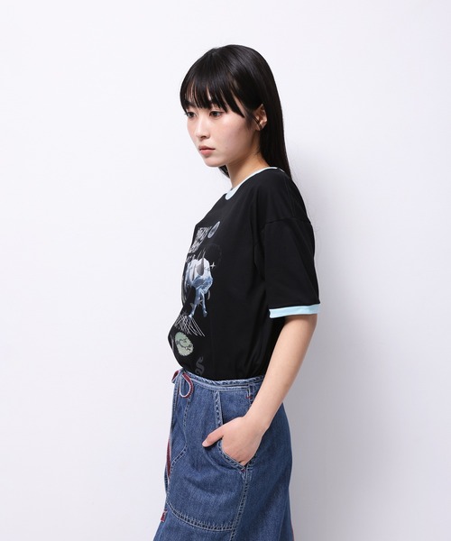 Common Noun(コモン ナウン)の「“HORSE” Yumi Matsushita 半袖T(Tシャツ/カットソー・レディース・杢グレー/ブラック/イエロー/ピンク/ホワイト・L/M)」の17枚目の写真