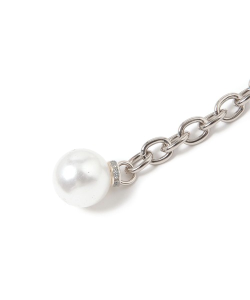 niko and...（ニコアンド）の「ビジューチェーンベルト[tiny tiny(ティニーティニー)]（ベルト・レディース・グレー・0）」の3枚目の写真