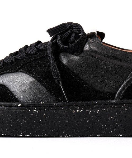 Stutostein Nolley's（シュテットシュタインノーリーズ）の「【EARLE/アール】Noble Trainer Sneakers 別注レザースニーカー（スニーカー・メンズ・ブラック・40/42/44）」の20枚目の写真