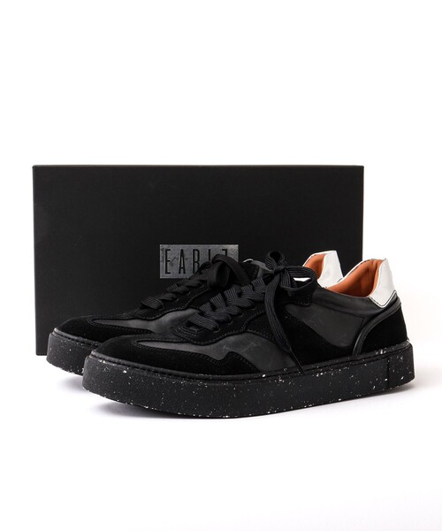 Stutostein Nolley's（シュテットシュタインノーリーズ）の「【EARLE/アール】Noble Trainer Sneakers 別注レザースニーカー（スニーカー・メンズ・ブラック・40/42/44）」の8枚目の写真