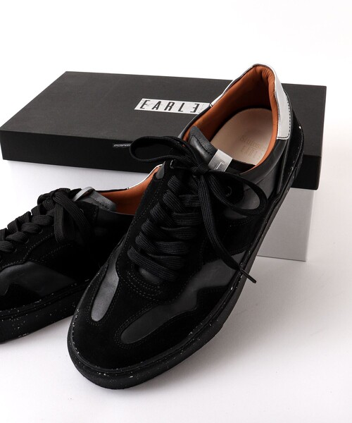 Stutostein Nolley's（シュテットシュタインノーリーズ）の「【EARLE/アール】Noble Trainer Sneakers 別注レザースニーカー（スニーカー・メンズ・ブラック・40/42/44）」の9枚目の写真