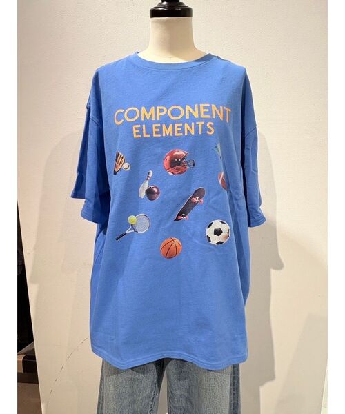 Ungrid（アングリッド）の「スポーツデザインロゴTee（Tシャツ/カットソー・レディース・ブルー/チャコールグレー/オフホワイト・FREE）」の6枚目の写真