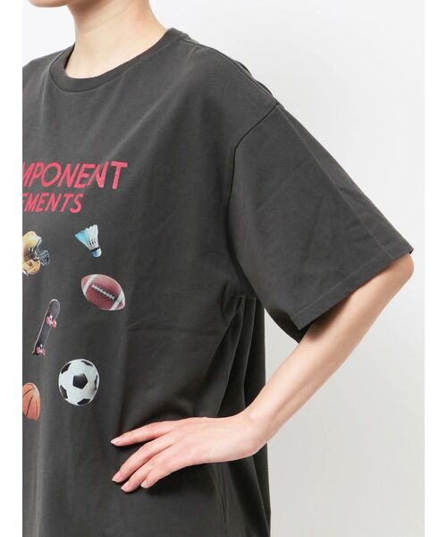 Ungrid（アングリッド）の「スポーツデザインロゴTee（Tシャツ/カットソー・レディース・ブルー/チャコールグレー/オフホワイト・FREE）」の11枚目の写真