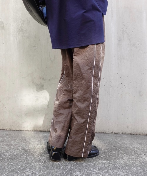 TEEN BOOP（ティーンブープ）の「ナイロンラインパンツ（その他パンツ・レディース・カーキ/ボルドー・FREE）」の9枚目の写真