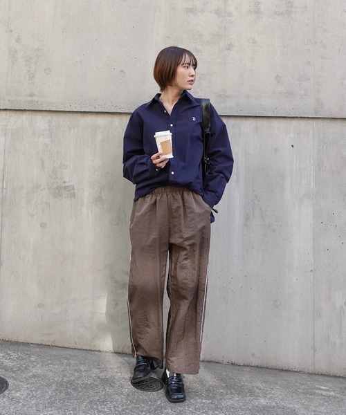 TEEN BOOP（ティーンブープ）の「ナイロンラインパンツ（その他パンツ・レディース・カーキ/ボルドー・FREE）」の10枚目の写真