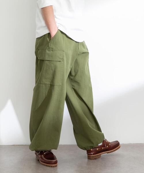アーバンリサーチ　カーゴパンツ　シャカシャカ シャイニーカットカーゴパンツ｜アーバンリサーチの通販｜&mall